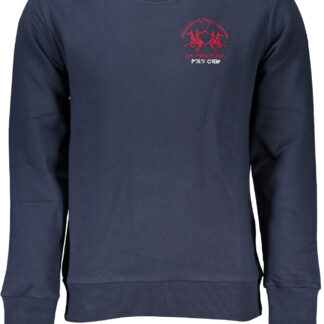LA MARTINA MEN'S BLUE ZIPLESS SWEATSHIRT