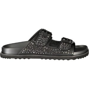 LAURA BIAGIOTTI WOMEN'S BLACK SLIPPER FOOTWEAR