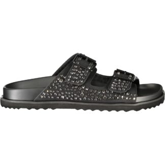 LAURA BIAGIOTTI WOMEN'S BLACK SLIPPER FOOTWEAR