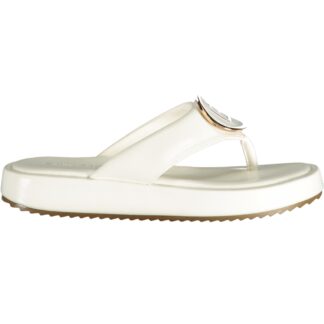 LAURA BIAGIOTTI WOMEN'S WHITE SANDALS