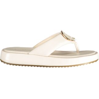 LAURA BIAGIOTTI WOMEN'S WHITE SANDALS