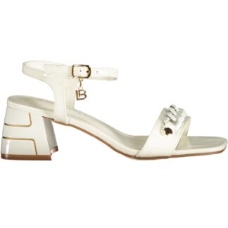 LAURA BIAGIOTTI WOMEN'S WHITE SANDALS