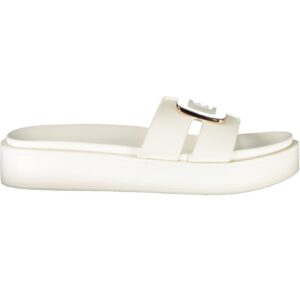 LAURA BIAGIOTTI WOMEN'S WHITE SANDALS