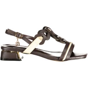 LAURA BIAGIOTTI WOMEN'S BROWN SANDALS