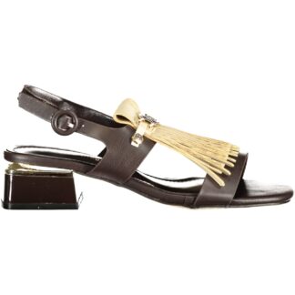 LAURA BIAGIOTTI WOMEN'S BROWN SANDALS