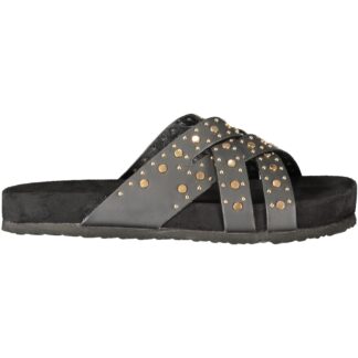 LAURA BIAGIOTTI WOMEN'S BLACK SANDALS