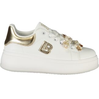 LAURA BIAGIOTTI WOMEN'S WHITE SPORTS SHOES