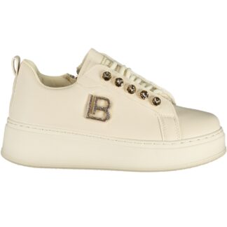 LAURA BIAGIOTTI WOMEN'S WHITE SPORTS SHOES