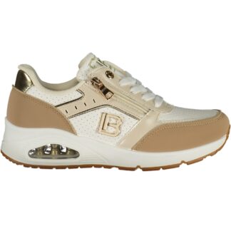 LAURA BIAGIOTTI WOMEN'S WHITE SPORTS SHOES