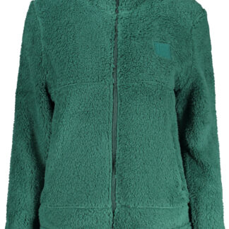 LAURA BIAGIOTTI WOMEN'S BROWN ZIP-UP SWEATSHIRT