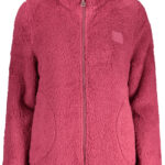 LAURA BIAGIOTTI WOMEN'S PURPLE ZIP-UP SWEATSHIRT