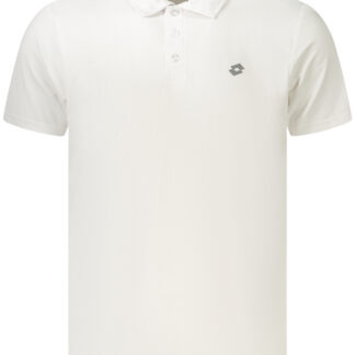 LOTTO MEN'S SHORT-SLEEVED POLO SHIRT WHITE