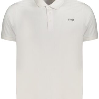 LOTTO MEN'S SHORT-SLEEVED POLO SHIRT WHITE
