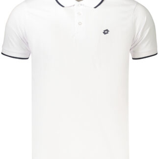 LOTTO MEN'S SHORT-SLEEVED POLO SHIRT WHITE