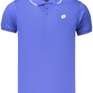 LOTTO MEN'S SHORT-SLEEVED POLO SHIRT BLUE