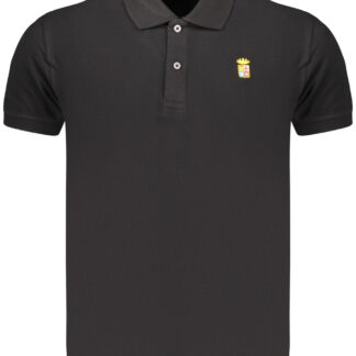 Navy Men's Black Short-Sleeved Polo Shirt