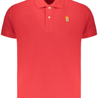 MEN'S RED NAVY SHORT-SLEEVE POLO SHIRT