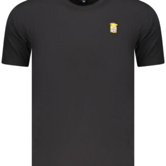 Navy Men's Black Short-Sleeved T-Shirt