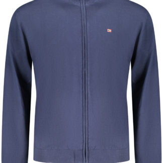 NAPAPIJRI MEN'S BLUE CARDIGAN