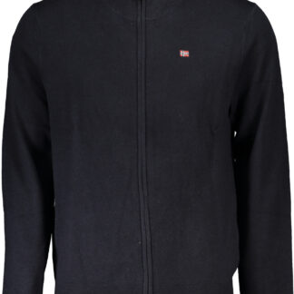 NAPAPIJRI MEN'S BLACK CARDIGAN