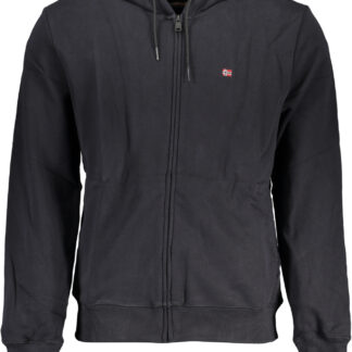 NAPAPIJRI MEN'S BLACK ZIP SWEATSHIRT