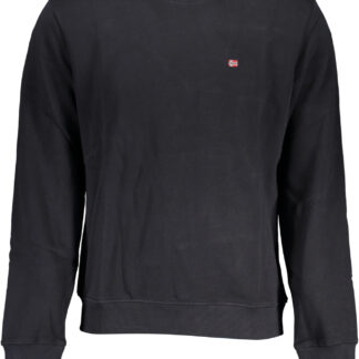 NAPAPIJRI MEN'S BLACK ZIPLESS SWEATSHIRT