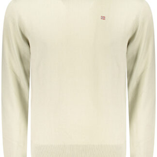 NAPAPIJRI MEN'S BEIGE SWEATER