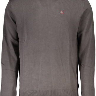 NAPAPIJRI MEN'S GRAY SWEATER