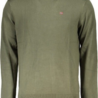 NAPAPIJRI GREEN MEN'S SWEATER