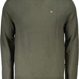NAPAPIJRI GREEN MEN'S SWEATER