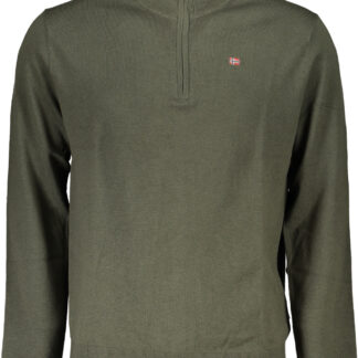 NAPAPIJRI GREEN MEN'S SWEATER