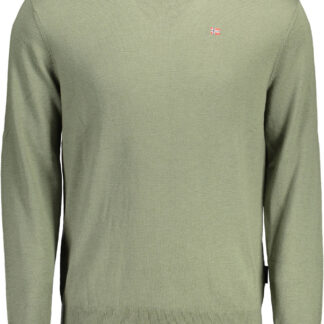 NAPAPIJRI MEN'S GREEN SWEATER