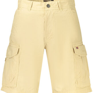 NAPAPIJRI MEN'S BEIGE BERMUDA SHORTS