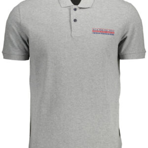 NAPAPIJRI POLO SHORT SLEEVES MEN GREY
