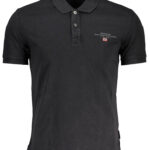 NAPAPIJRI POLO SHORT SLEEVE MEN BLACK