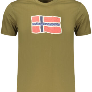 NAPAPIJRI MEN'S SHORT-SLEEVED T-SHIRT GREEN