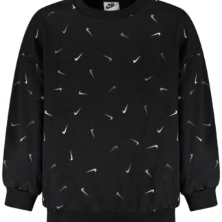 NIKE KIDS' BLACK ZIP-UP SWEATSHIRT