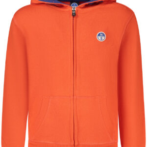 NORTH SAILS CHILDREN'S ORANGE ZIP-UP SWEATSHIRT