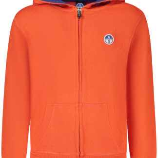 NORTH SAILS CHILDREN'S ORANGE ZIP-UP SWEATSHIRT