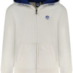 NORTH SAILS KIDS' ZIP-UP SWEATSHIRT WHITE