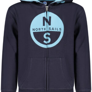 NORTH SAILS CHILDREN'S BLUE ZIP-UP SWEATSHIRT