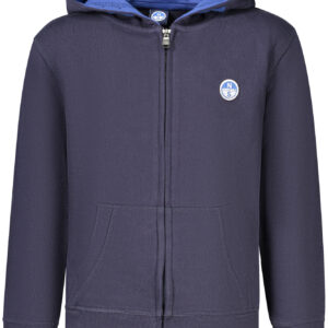 NORTH SAILS CHILDREN'S BLUE ZIP-UP SWEATSHIRT