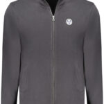 NORTH SAILS MEN'S BLACK ZIP-UP SWEATSHIRT