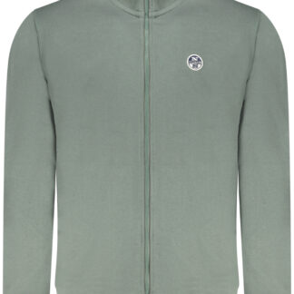 NORTH SAILS MEN'S GREEN ZIP-UP SWEATSHIRT