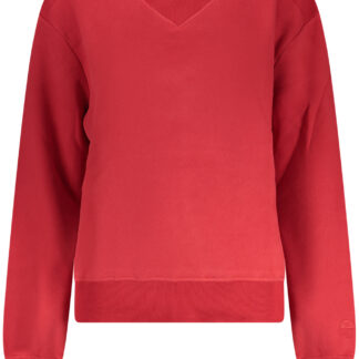 NORTH SAILS WOMEN'S RED ZIP-UP SWEATSHIRT