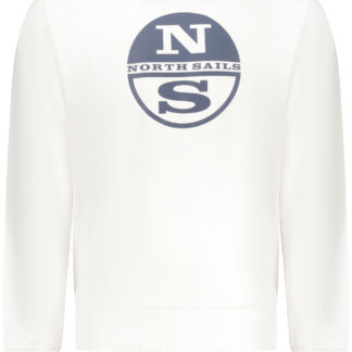 NORTH SAILS MEN'S ZIP-UP SWEATSHIRT WHITE