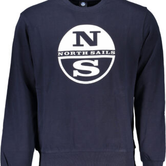 NORTH SAILS MEN'S BLUE ZIPLESS SWEATSHIRT
