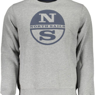 NORTH SAILS MAN GRAY SWEATSHIRT WITHOUT ZIP