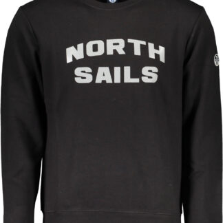 NORTH SAILS MEN'S BLACK ZIP-UP SWEATSHIRT