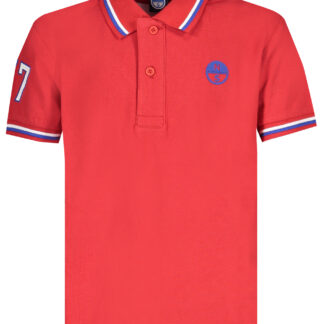 NORTH SAILS SHORT SLEEVED POLO SHIRT FOR KIDS RED